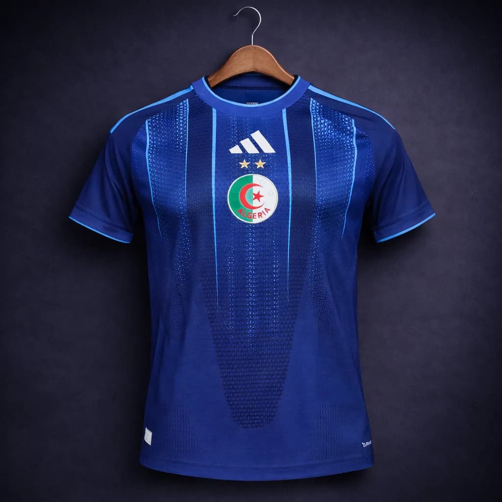 Maillot Algérie Bleu Roi