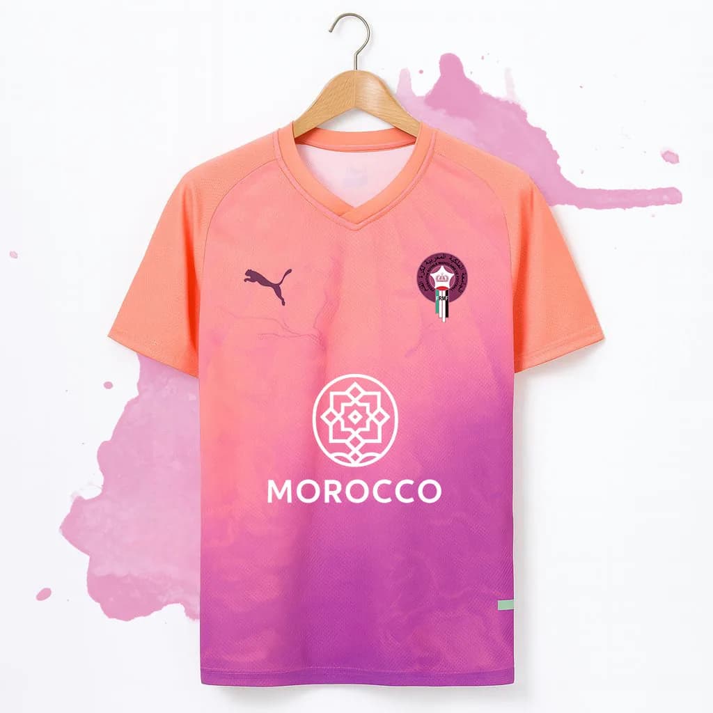 Maillot Maroc Dégradé Corail Violet