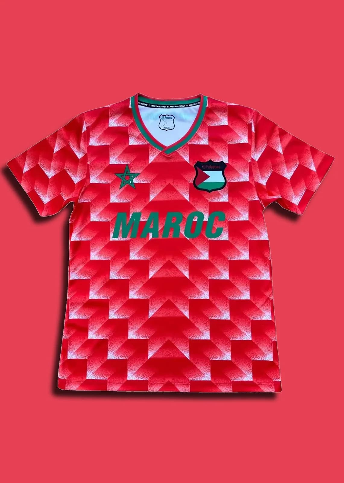 Maillot Maroc Rétro Rouge