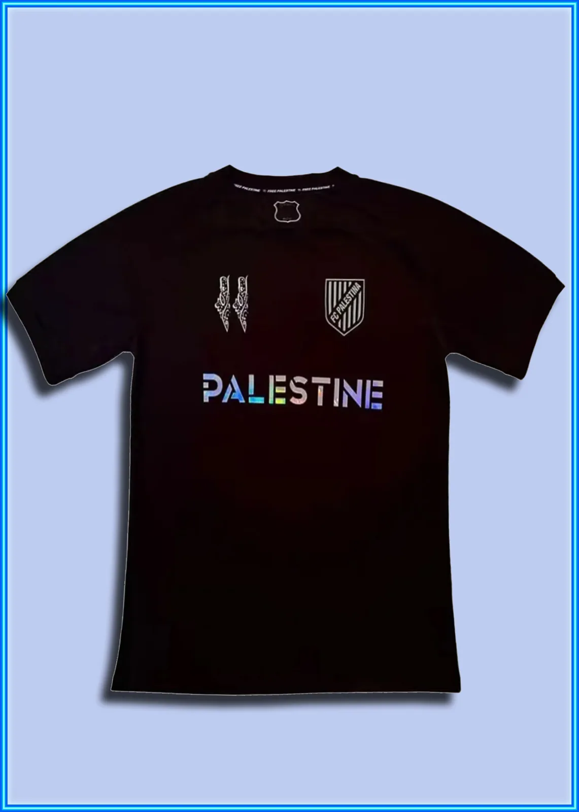 Maillot Palestine Noir Irisé