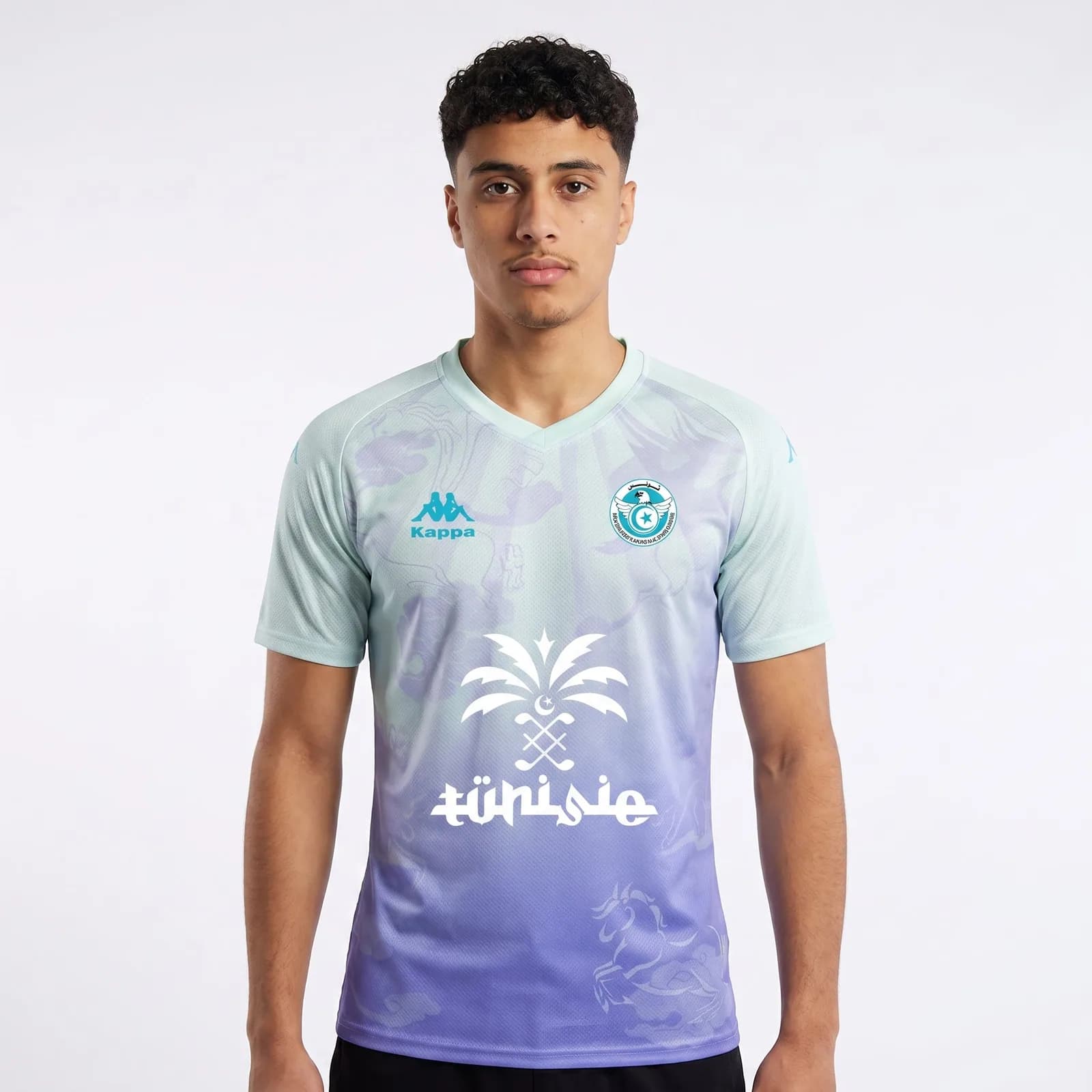 Maillot Tunisie Bleu Ciel