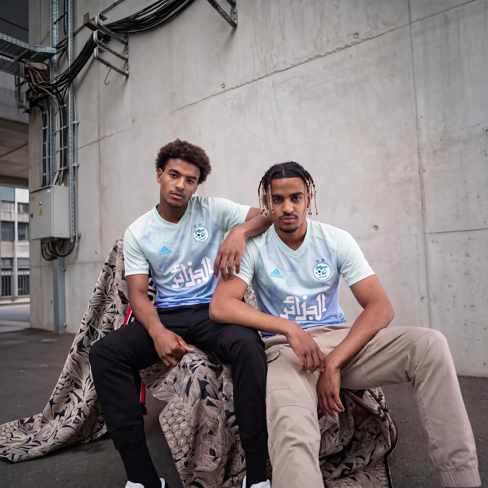 Maillot Algérie Bleu Ciel — vue 4