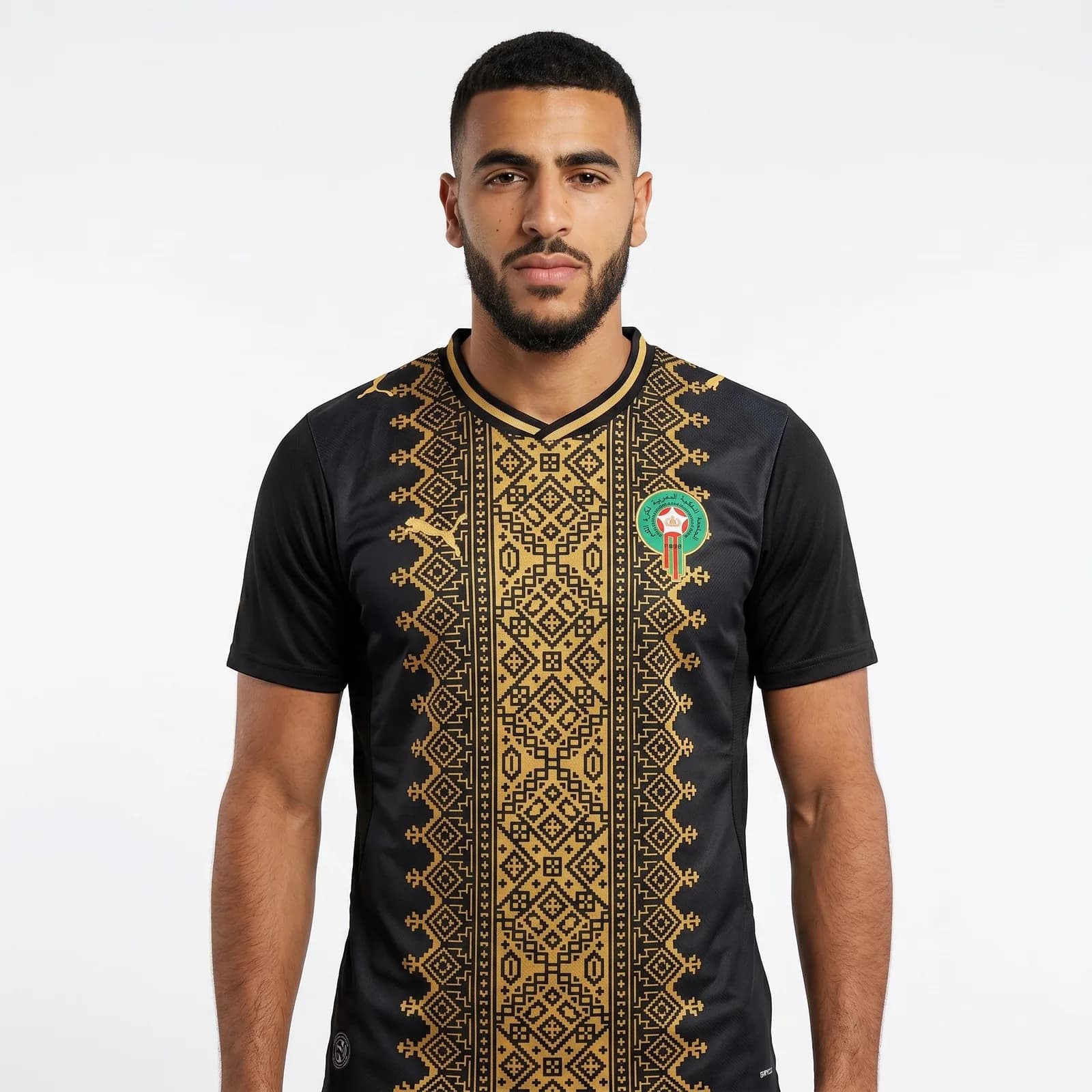 Maillot Maroc 2026 Extérieur Noir