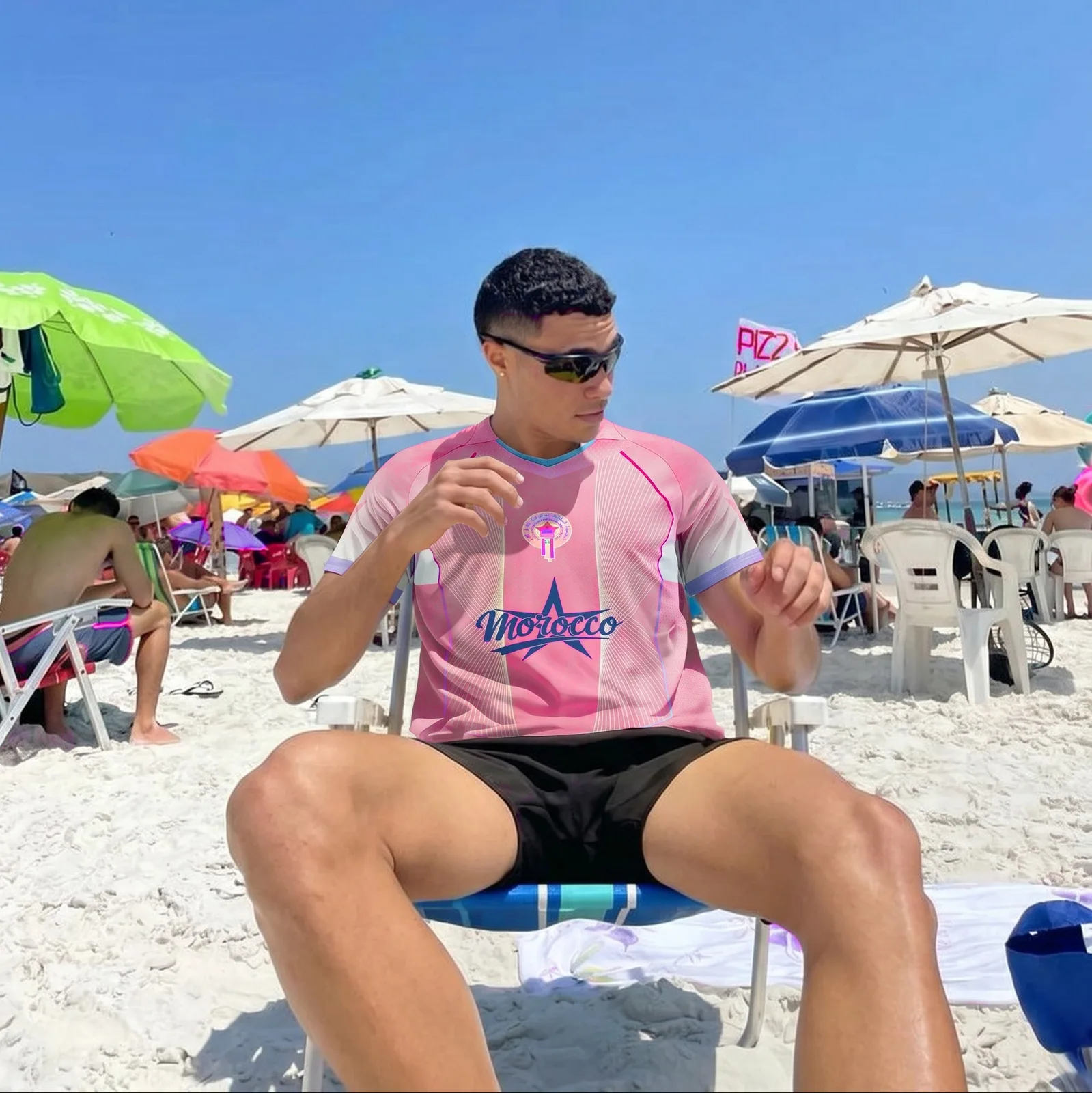 Maillot Maroc Atlas Rose — vue 4