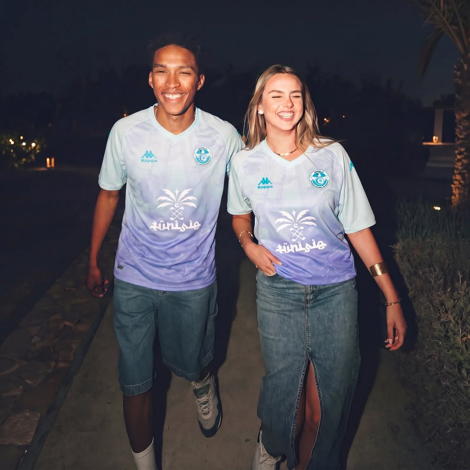 Maillot Tunisie Bleu Ciel — vue 3