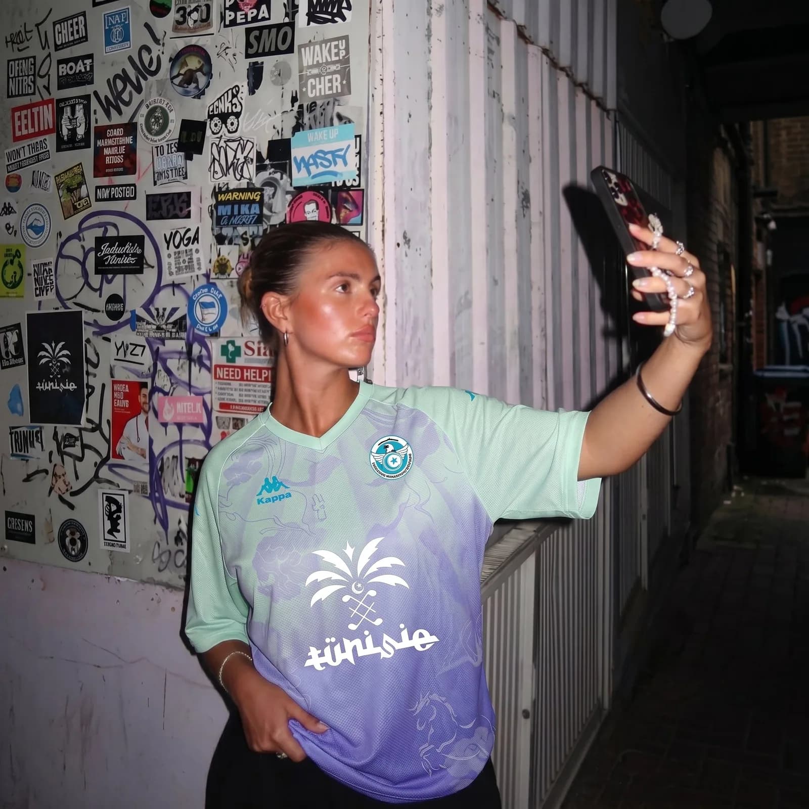 Maillot Tunisie Bleu Ciel — vue 4