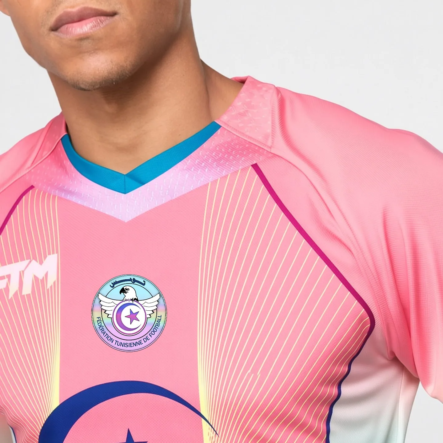 Maillot Tunisie Rose — vue 4
