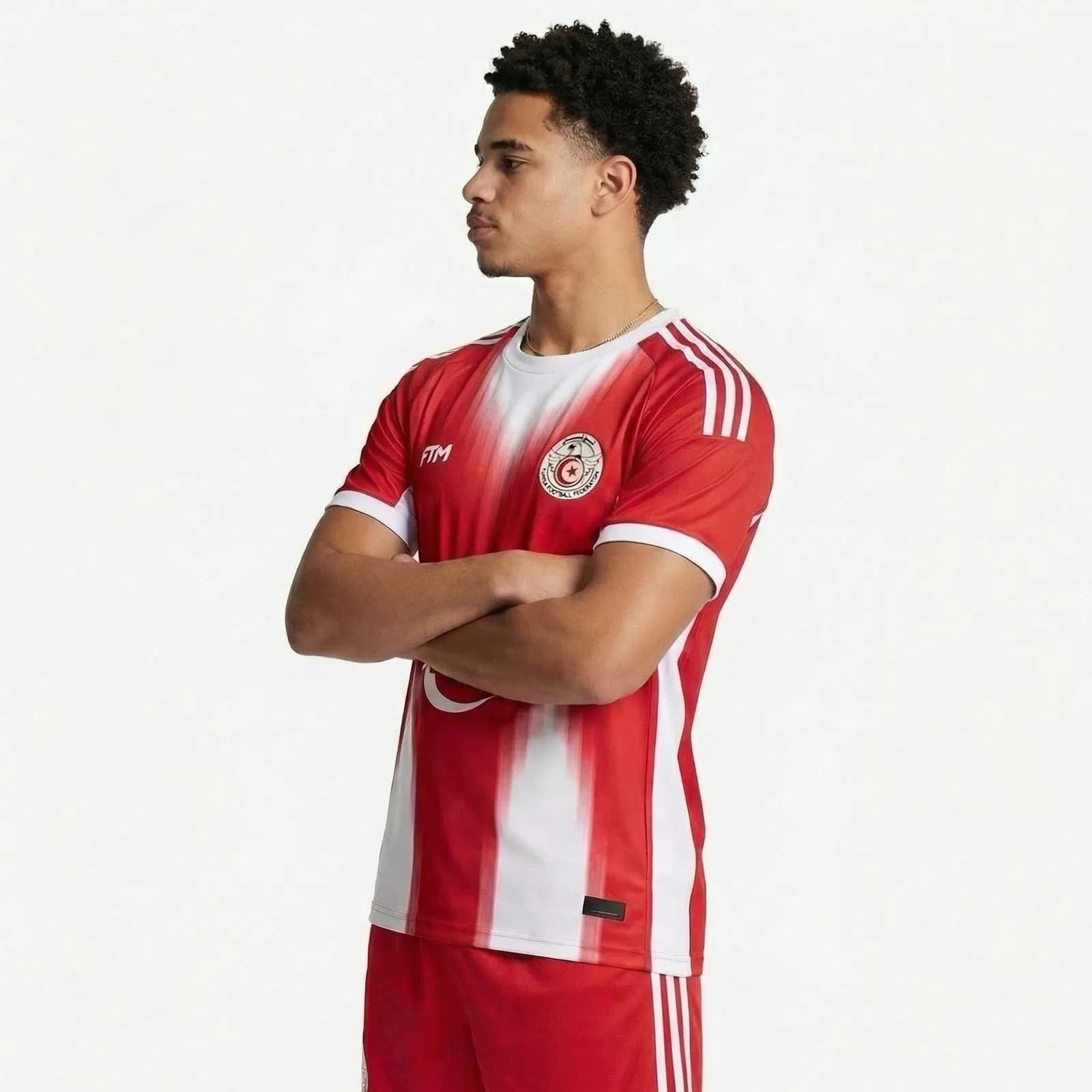 Maillot Tunisie Rouge — vue 3