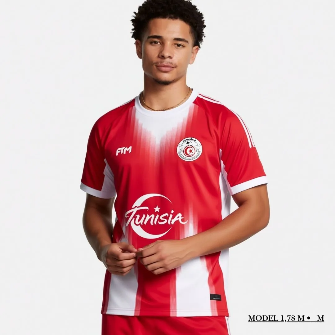 Maillot Tunisie Rouge — vue 5